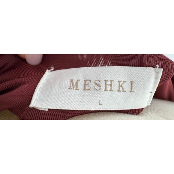 Meshki Maxi Dress Size Large Body Con Sleeveless - Picture 5 of 12